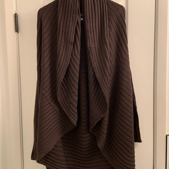 Long Sweater brown 50% wool heavy - Picture 2 of 8